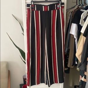 Zara Wide Leg Striped pants